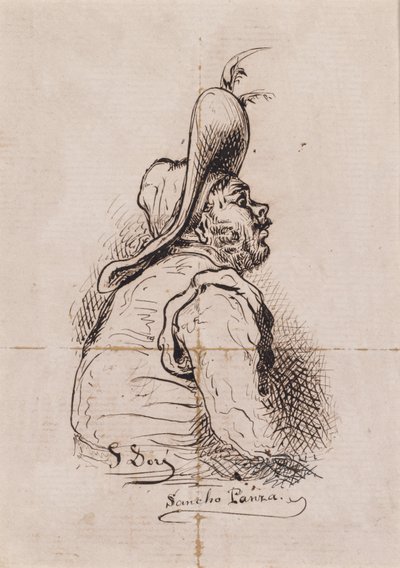 Sancho Panza de Gustave Dore