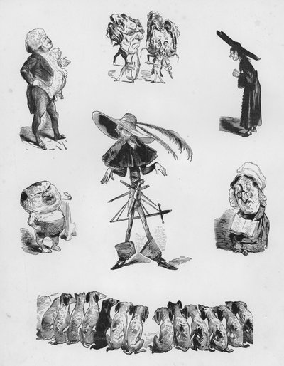 Bocetos Humorísticos y Grotescos por Gustave Doré de Gustave Dore