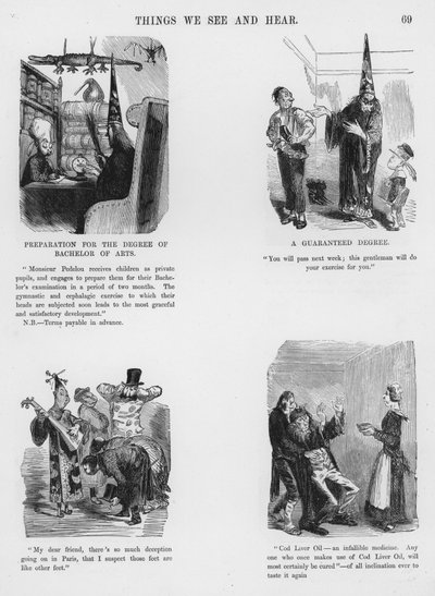 Bocetos Humorísticos y Grotescos por Gustave Doré de Gustave Dore