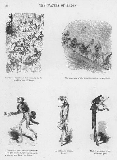Bocetos humorísticos y grotescos de Gustave Doré de Gustave Dore