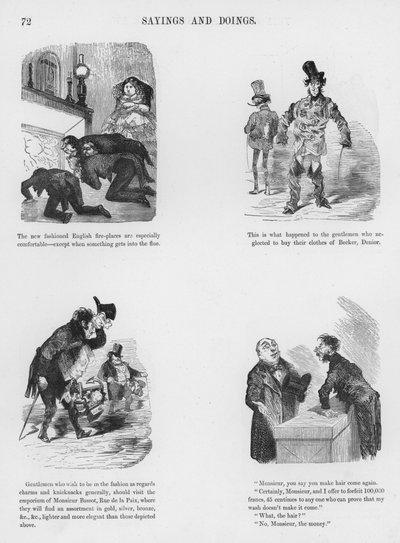 Bocetos humorísticos y grotescos de Gustave Doré de Gustave Dore