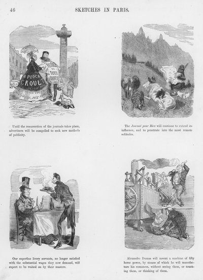 Bocetos humorísticos y grotescos de Gustave Doré de Gustave Dore