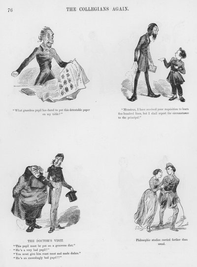 Bocetos humorísticos y grotescos de Gustave Doré de Gustave Dore