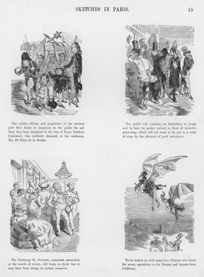 Bocetos humorísticos y grotescos de Gustave Doré de Gustave Dore