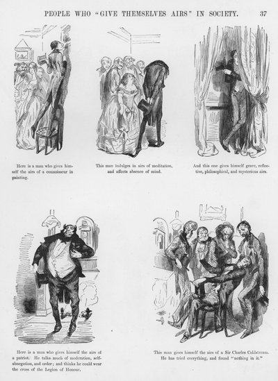 Bocetos humorísticos y grotescos por Gustave Doré de Gustave Dore
