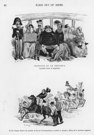 Bocetos humorísticos y grotescos por Gustave Doré de Gustave Dore