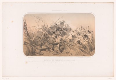 Batalla de Melegnano Bataille de Marignan (Melegnano), 8 de junio de 1859 (título sobre el objeto) Campaña italiana (título de la serie) Afranchissement de l