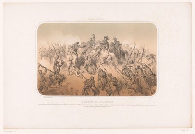 Batalla de palestro Combat de Palestro (título sobre objeto) Campaña italiana (título de la serie) Guerre d