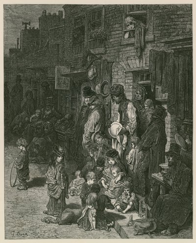 Barrios bajos en Londres de Gustave Dore