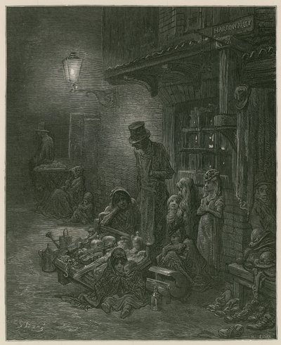 Barrios bajos en Londres de Gustave Dore