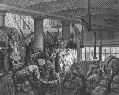 El muelle de Santa Catalina, 1872 de Gustave Dore