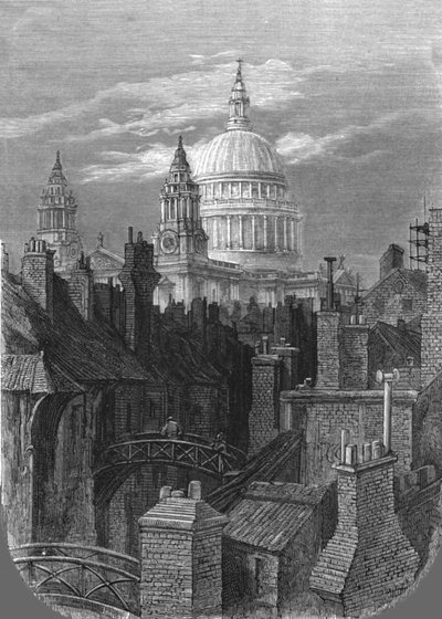 San Pablo desde el Puente de la Cervecería, 1872 de Gustave Dore