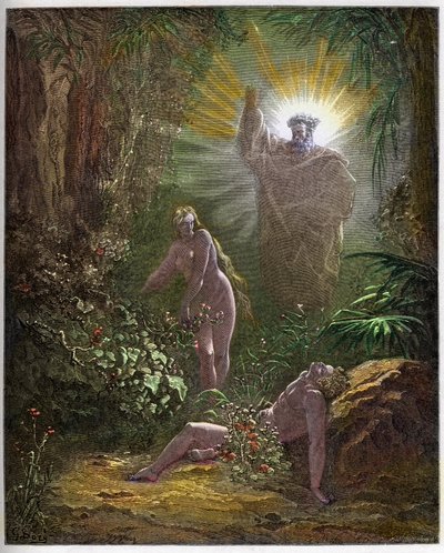 La creación de Eva - Génesis (2) de Gustave Dore