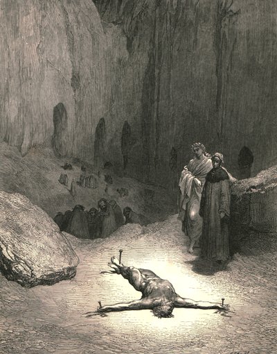 Ese espíritu perforado... fue quien dio consejo a los fariseos, c1890 de Gustave Dore