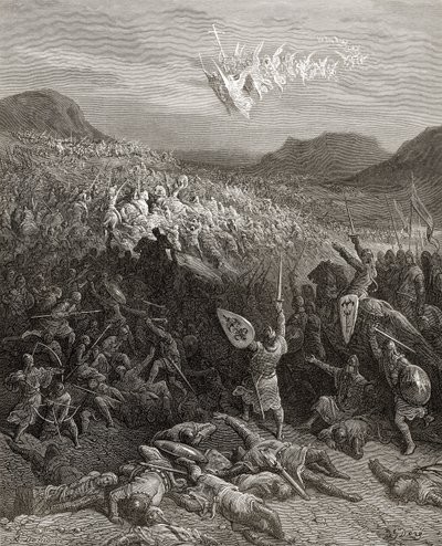La Batalla de Nicea en 1097, ilustración de 