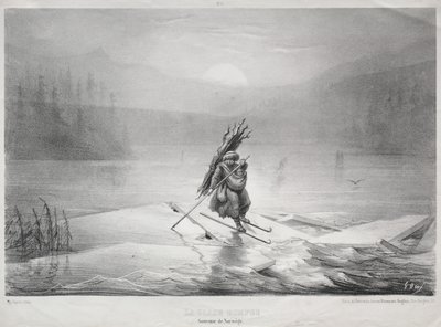El Hielo Rompiéndose, Recuerdo de Noruega de Gustave Dore