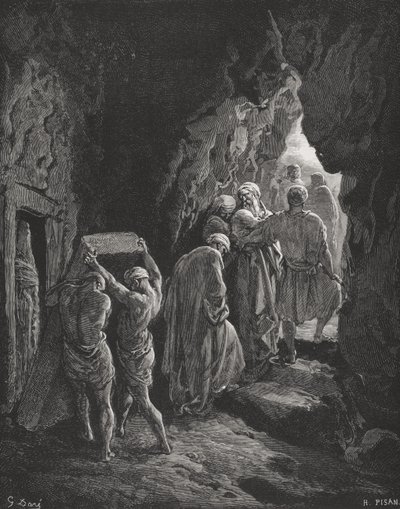 El entierro de Sara, ilustración de 