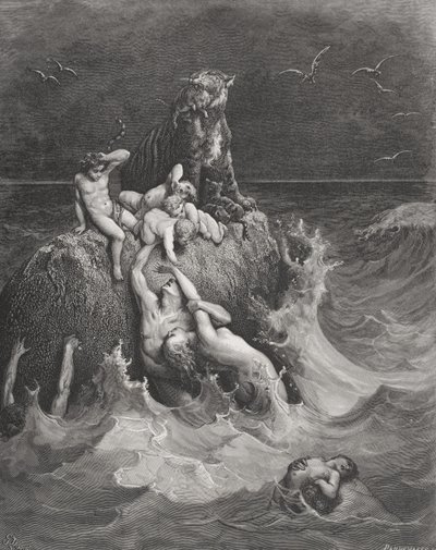 El Diluvio, ilustración de 