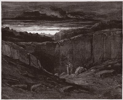 La Divina Comedia, Infierno, Canto 3: Virgilio y Dante en las puertas del Infierno - Ilustración de Gustave Doré de Gustave Dore