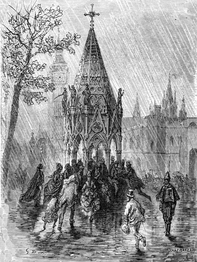 La fuente - Broad Sanctuary de Gustave Dore