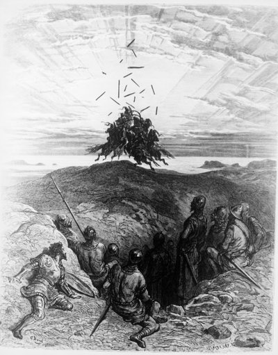 La locura de Orlando de Gustave Dore