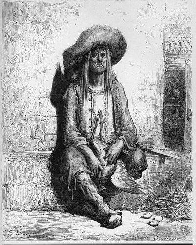 La gallina de los huevos de oro - de "Fábulas" de Jean de La Fontaine de Gustave Dore