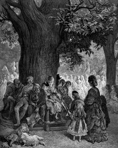 El Gran Árbol - Jardines de Kensington de Gustave Dore