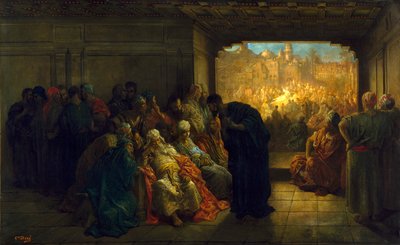 La Casa de Caifás, 1875 de Gustave Dore