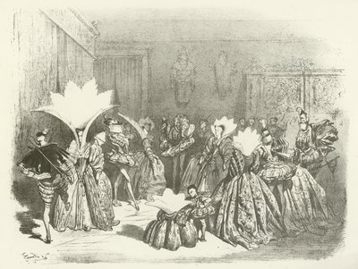 El Jig-A Ball en el reinado de Enrique III de Gustave Dore