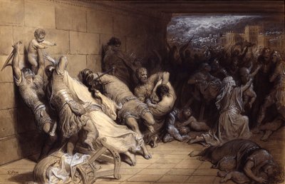 La Matanza de los Inocentes, c.1870 de Gustave Dore