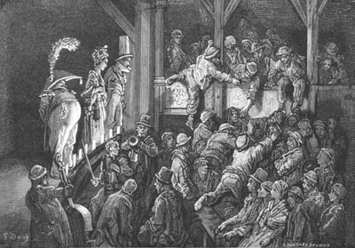 El Penny Gaff de Gustave Dore