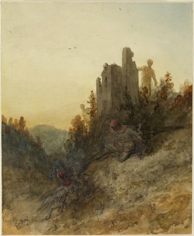 La princesa está cautiva de Gustave Dore