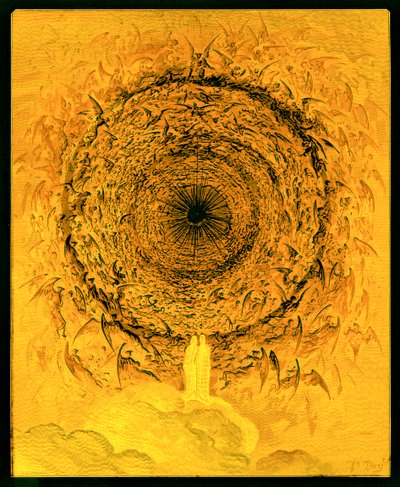 La Visión del Empíreo, ilustración de 