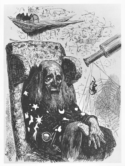 El astrólogo Herr Trippa, ilustración de 
