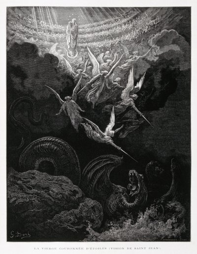 La coronación de la Virgen de Gustave Dore