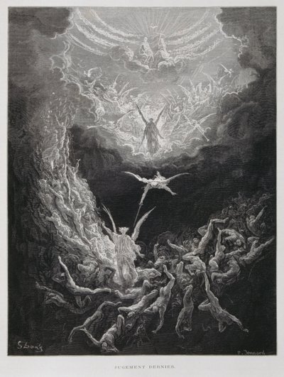El Juicio Final, Ilustración de la Biblia de Dore de Gustave Dore