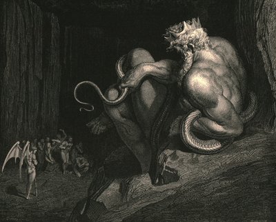 Allí está Minos de Gustave Dore