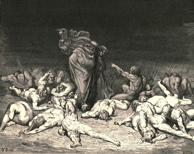 Tu ciudad llena de envidia hasta el borde, c. 1890 de Gustave Dore