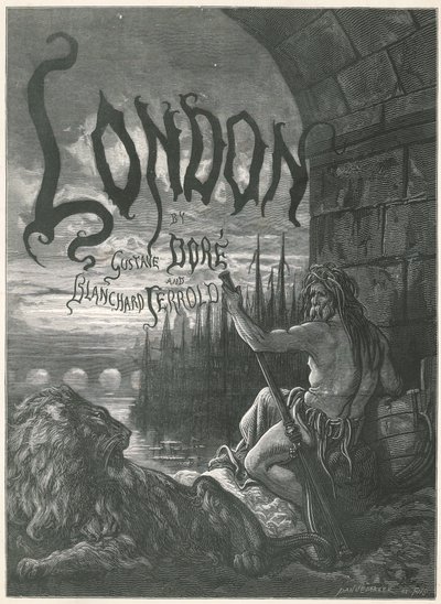 Página de título para Londres de Gustave Dore