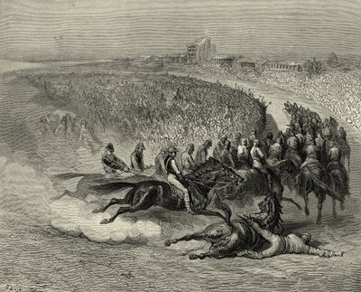 Derby victoriano en Tattenham Corner de Gustave Dore