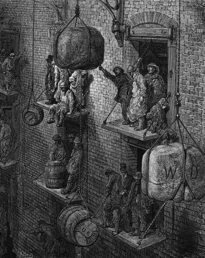 Almacén de Londres victoriano de Gustave Dore