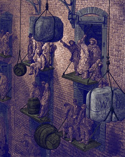 Almacenamiento en la ciudad de Gustave Dore