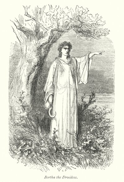 Bosque de Windsor (grabado) de Gustave Dore