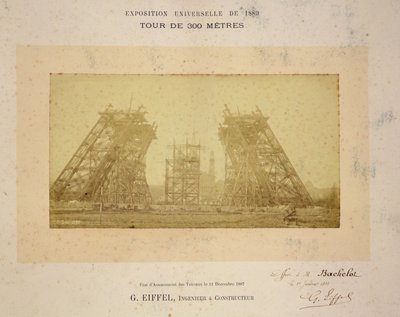 Construcción de la Torre Eiffel de Gustave Eiffel