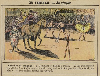 En el circo de Gustave Fraipont