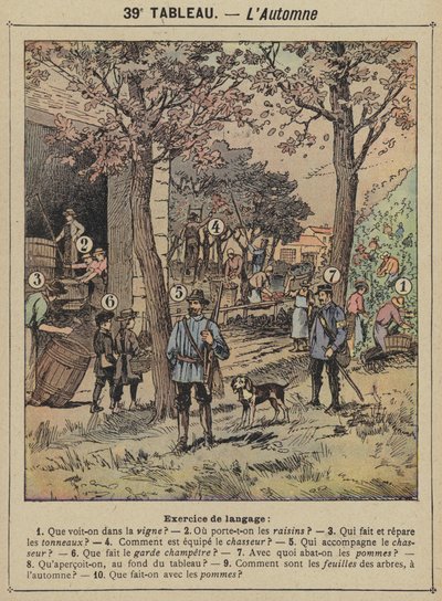 El otoño de Gustave Fraipont