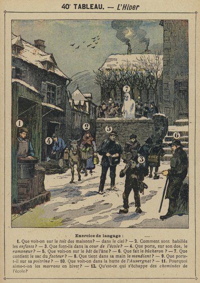 El invierno de Gustave Fraipont