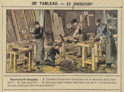 El carpintero de Gustave Fraipont