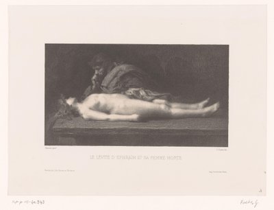 Levita de Efraín y su esposa muerta
Le Lévite d
