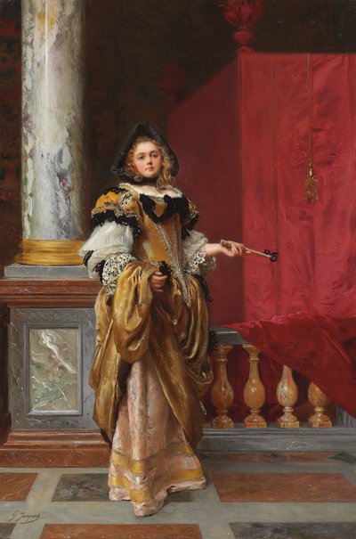 Llegando al baile de Gustave Jacquet